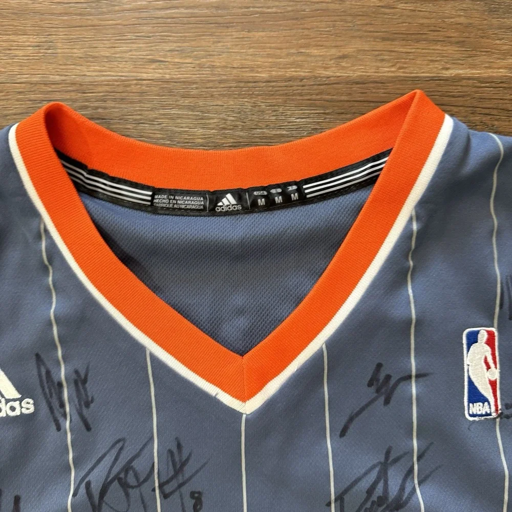 Charlotte Bobcats Jersey‎ #11 Bailey Multiple Autographs NWOT Adidas Sz M